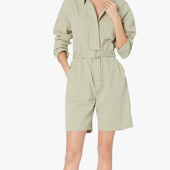NWT The Drop Women's Karla Utility Vintage Short Jumpsuit Size XL Utilitarian - Picture 16 of 16